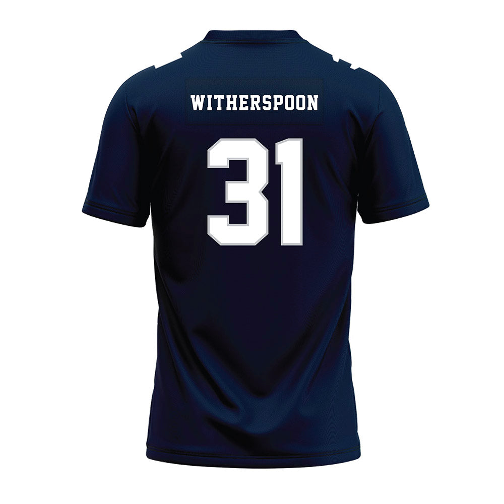 Samford - NCAA Football : DaMonta Witherspoon - Navy Premium Football Jersey