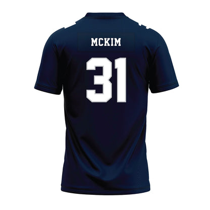 Samford - NCAA Football : Maddox McKim - Navy Premium Football Jersey