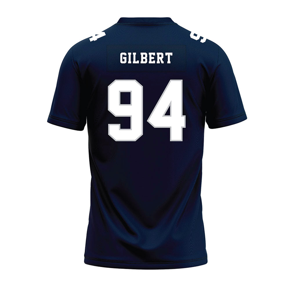 Samford - NCAA Football : Makhi Gilbert - Navy Premium Football Jersey