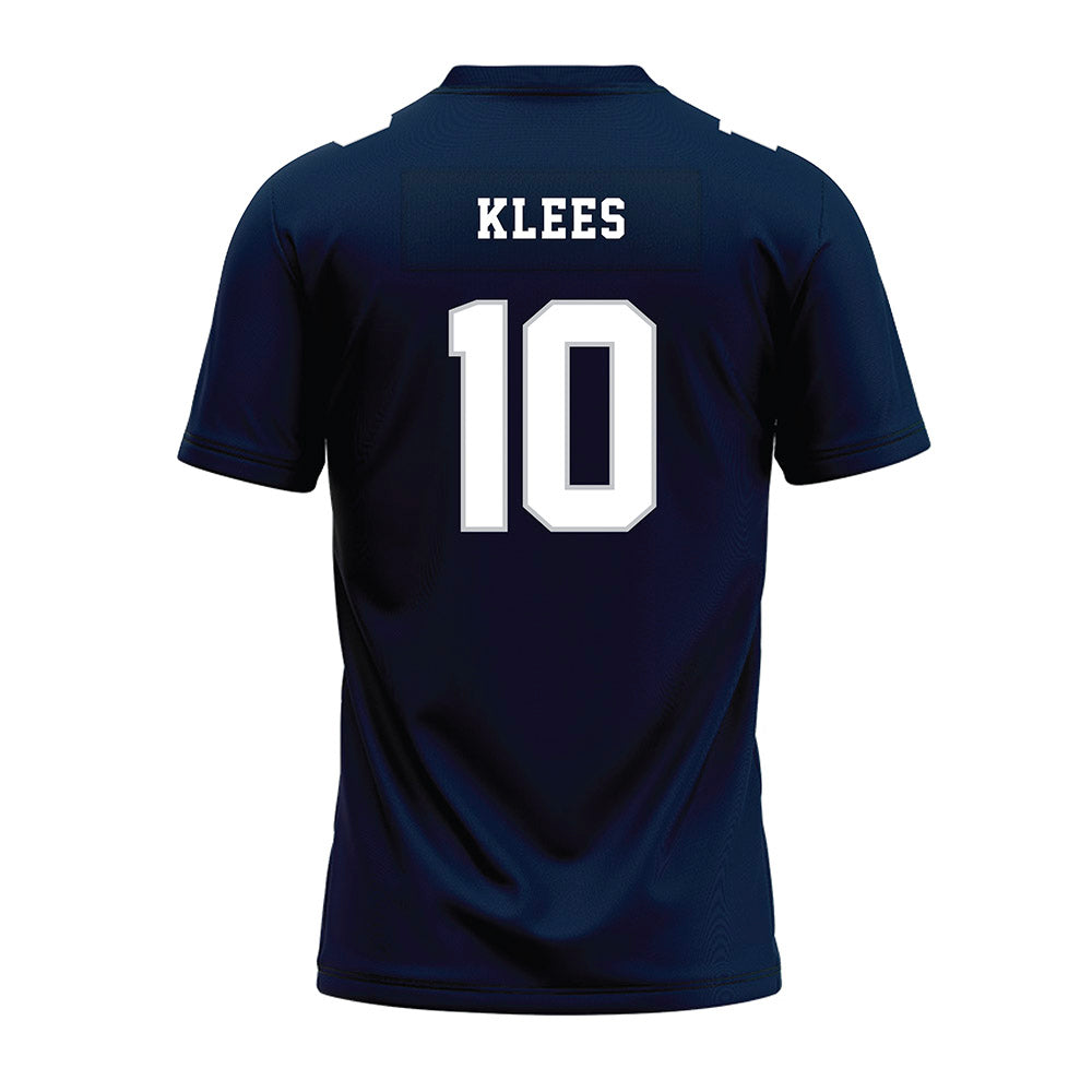 Samford - NCAA Football : Haden Klees - Navy Premium Football Jersey