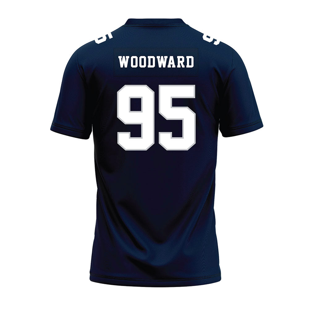 Samford - NCAA Football : Maxton Woodward - Navy Premium Football Jersey