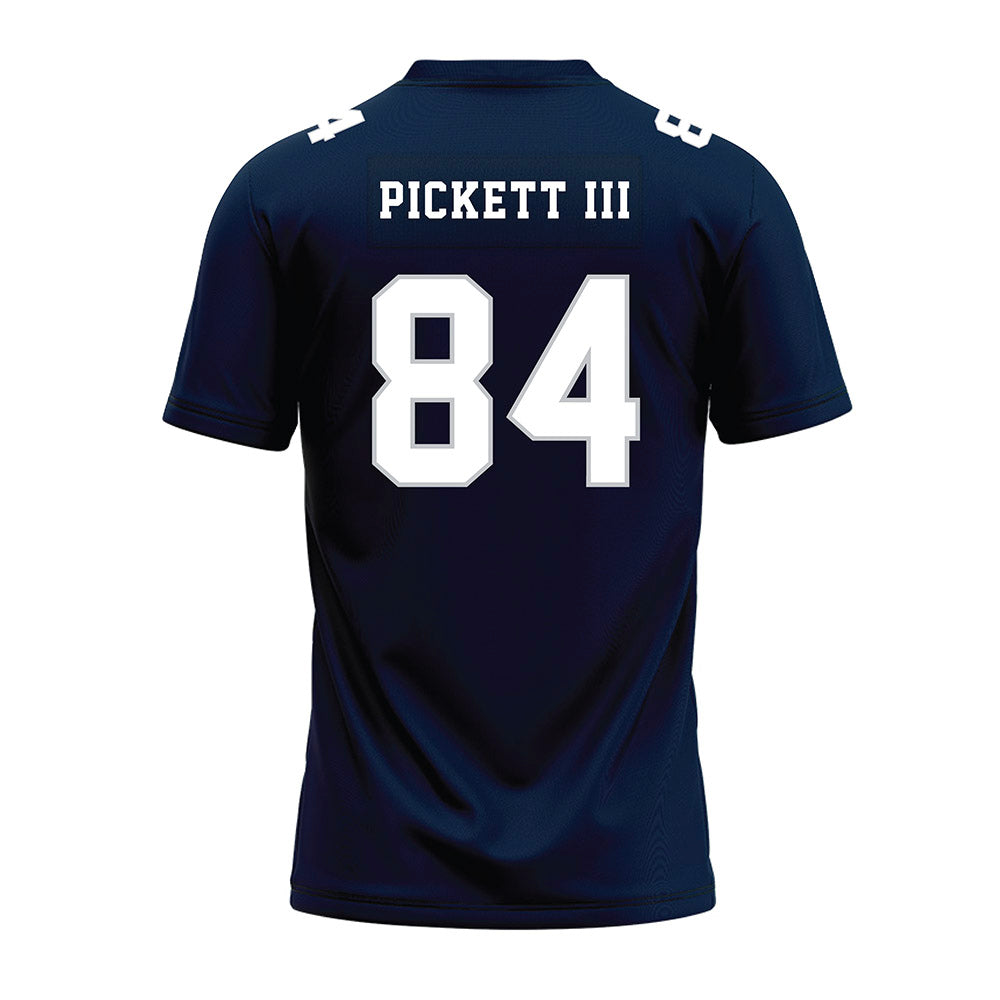 Samford - NCAA Football : Sam Pickett III - Navy Premium Football Jersey-1
