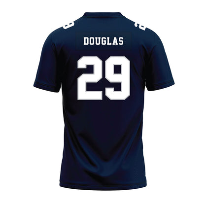 Samford - NCAA Football : CJ Douglas - Navy Premium Football Jersey