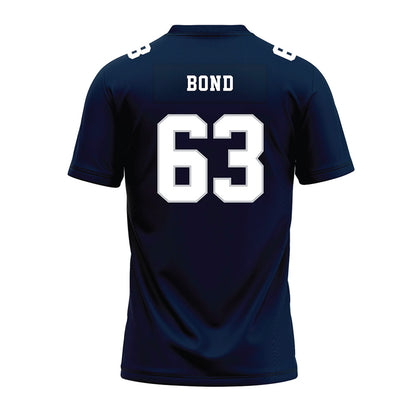 Samford - NCAA Football : Zachary Bond - Navy Premium Football Jersey