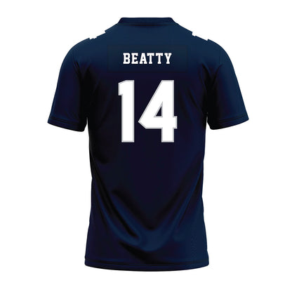 Samford - NCAA Football : Jackson Beatty - Navy Premium Football Jersey