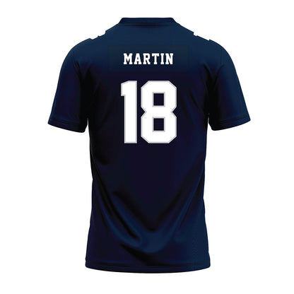 Samford - NCAA Football : Stephen Martin - Navy Premium Football Jersey