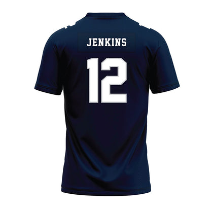 Samford - NCAA Football : Brendan Jenkins - Navy Premium Football Jersey