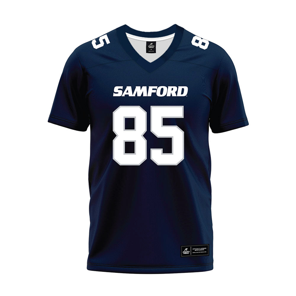 Samford - NCAA Football : Nicholas Bookman - Navy Premium Football Jersey-0