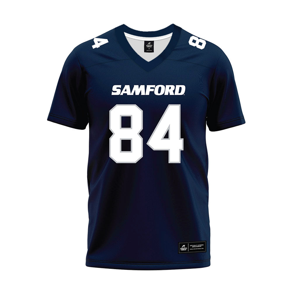 Samford - NCAA Football : Sam Pickett III - Navy Premium Football Jersey-0