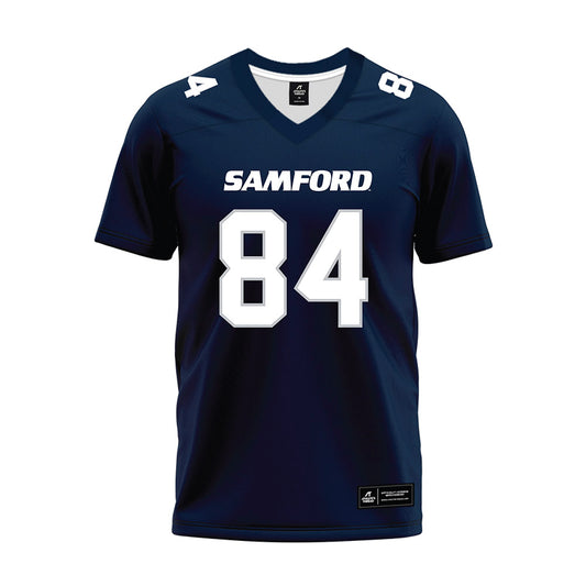 Samford - NCAA Football : Sam Pickett III - Navy Premium Football Jersey-0