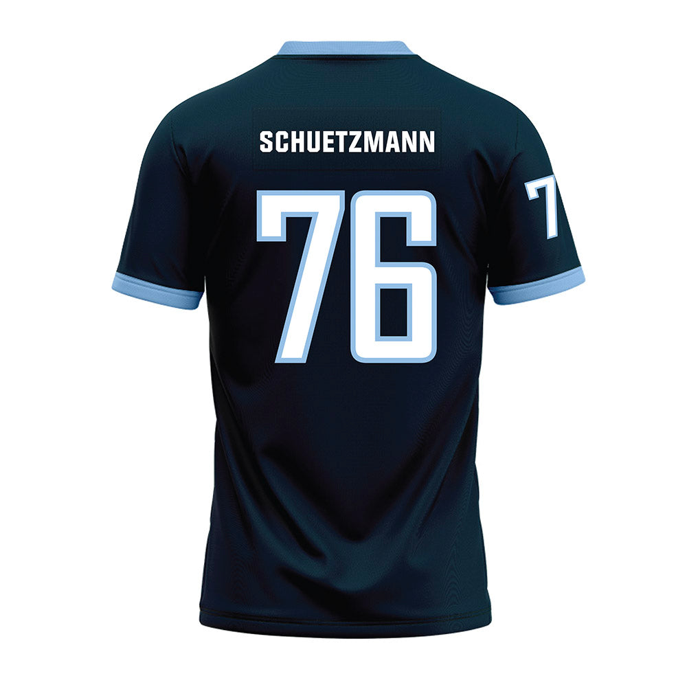 Old Dominion - NCAA Football : Joshua Schuetzmann - Navy Premium Football Jersey