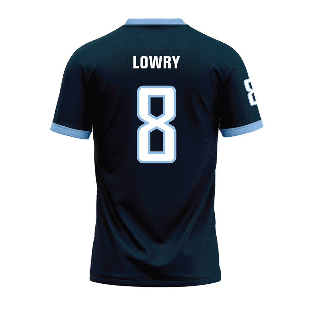 Old Dominion - NCAA Football : Denzel Lowry - Navy Premium Football Jersey