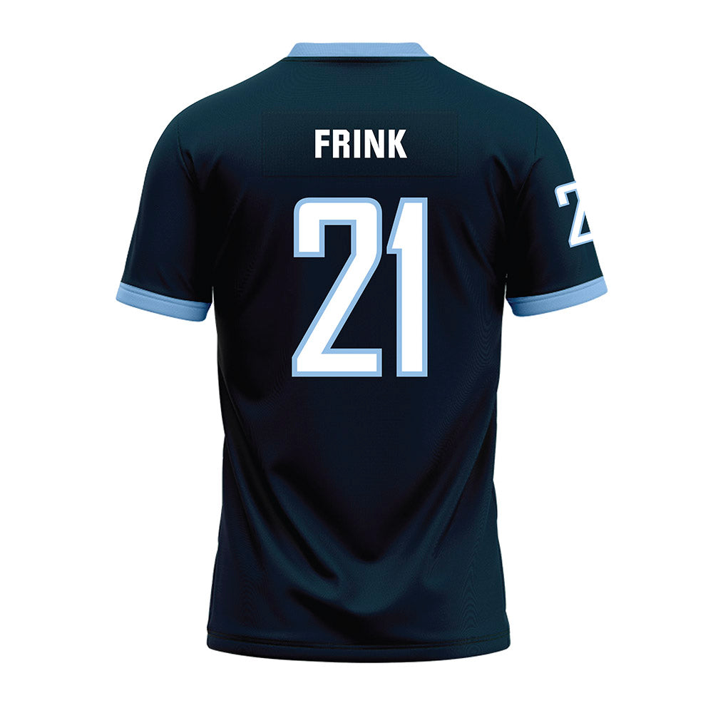 Old Dominion - NCAA Football : Zion Frink - Navy Premium Football Jersey