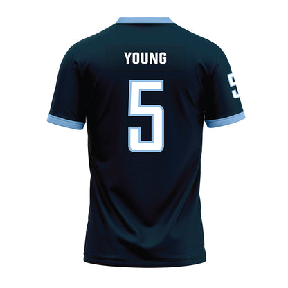 Old Dominion - NCAA Football : Aaron Young - Navy Premium Football Jersey