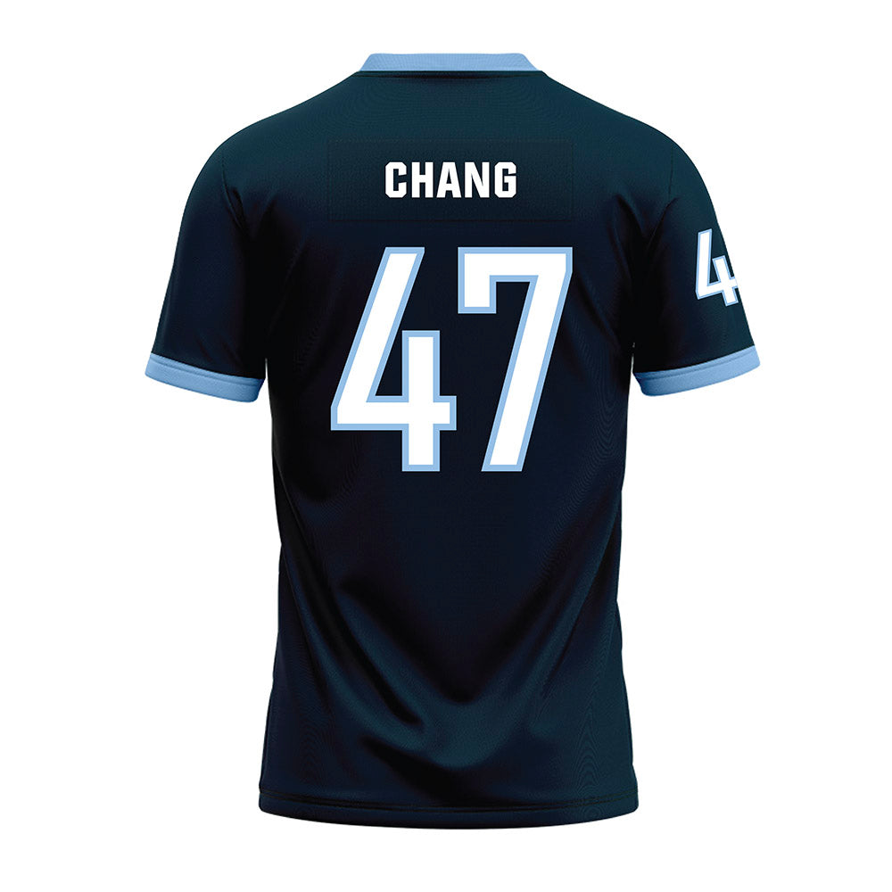 Old Dominion - NCAA Football : Ethan Chang - Navy Premium Football Jersey