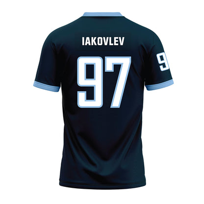 Old Dominion - NCAA Football : Mikhail Iakovlev - Navy Premium Football Jersey-1