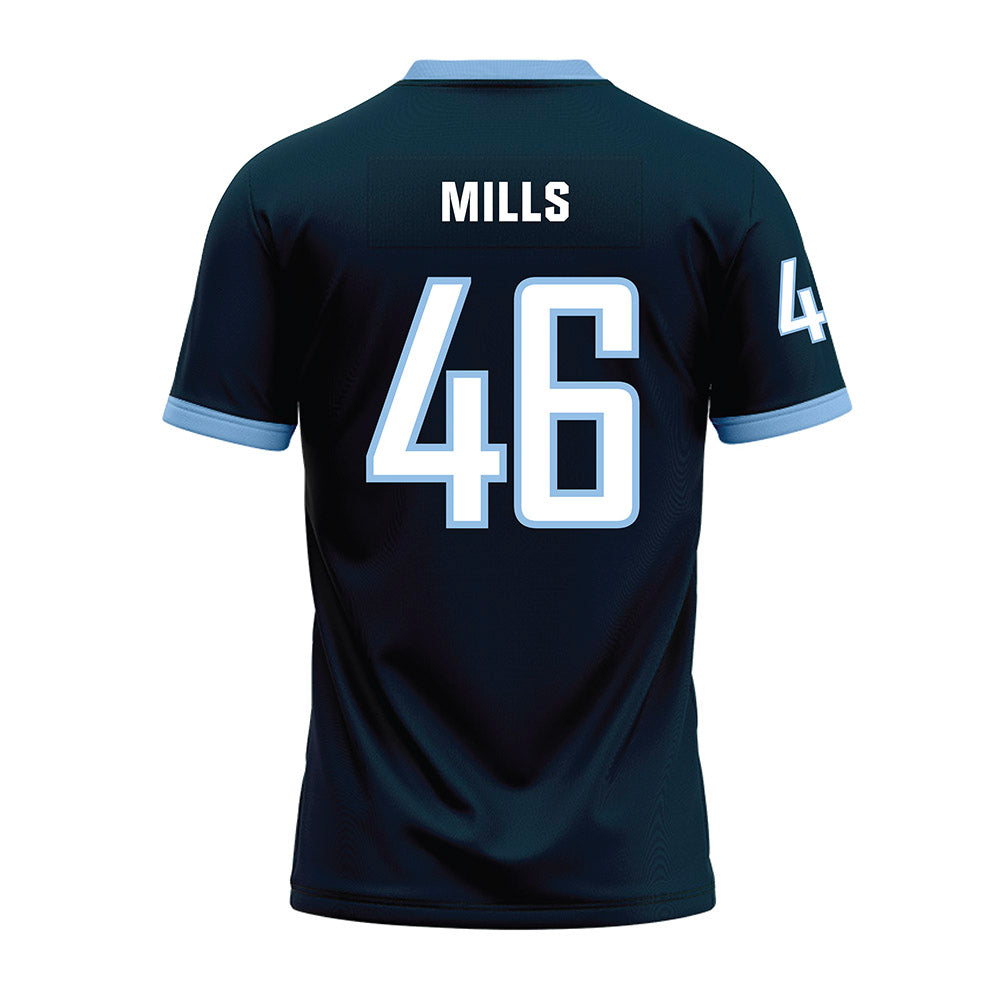 Old Dominion - NCAA Football : Edward Mills - Navy Premium Football Jersey-1