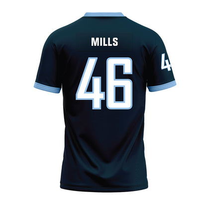 Old Dominion - NCAA Football : Edward Mills - Navy Premium Football Jersey-1