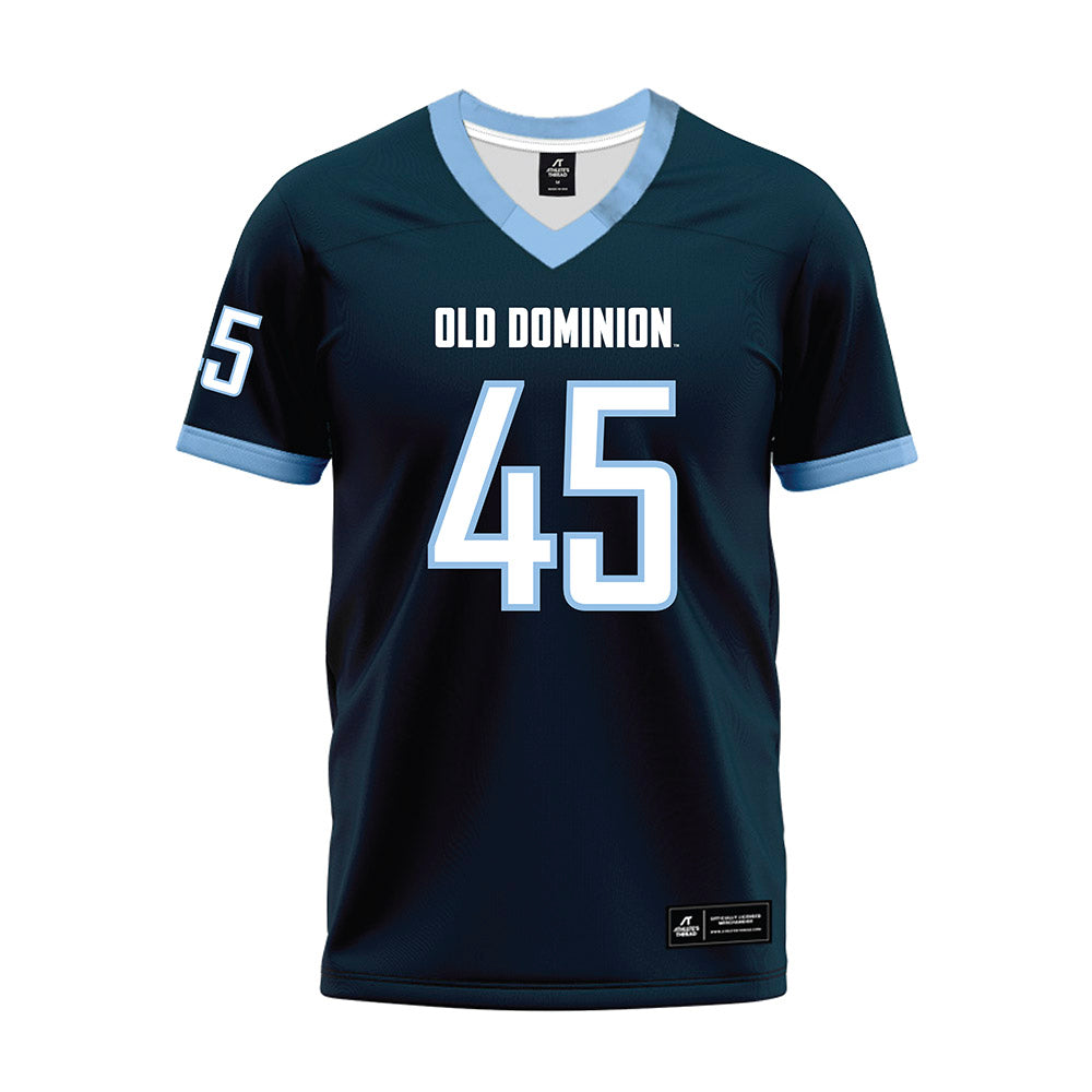 Old Dominion - NCAA Football : Brock Walters - Navy Premium Football Jersey