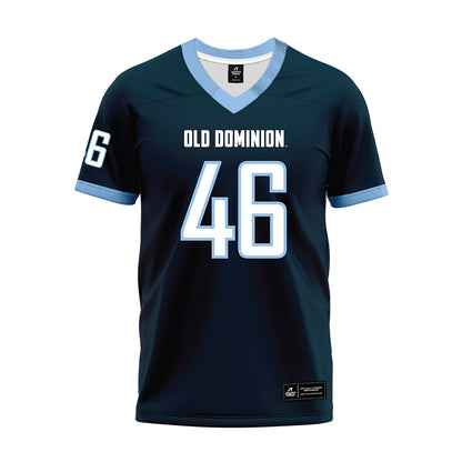 Old Dominion - NCAA Football : Edward Mills - Navy Premium Football Jersey-0