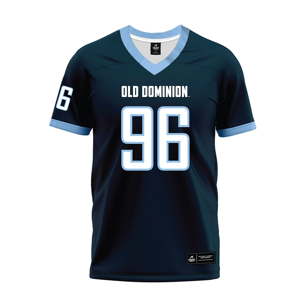 Old Dominion - NCAA Football : Ian Brandt - Navy Premium Football Jersey