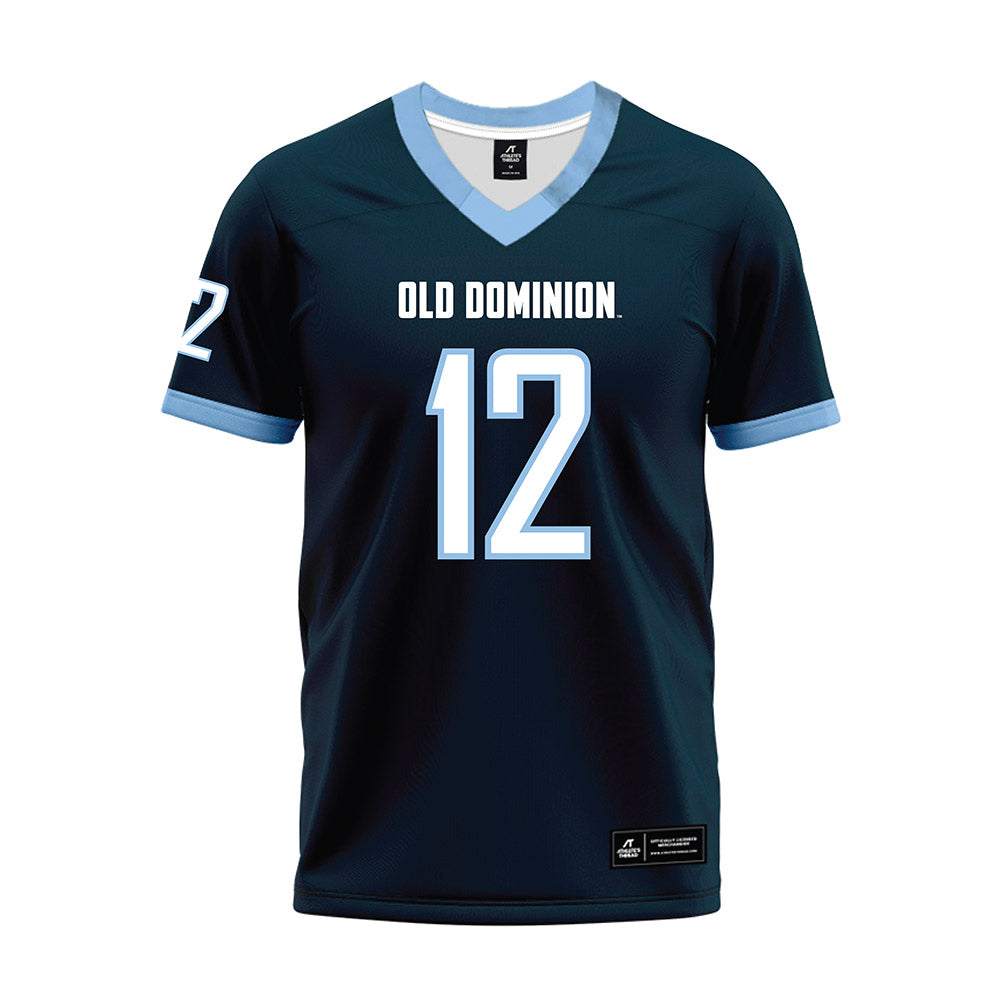 Old Dominion - NCAA Football : Jerome Carter III - Navy Premium Football Jersey