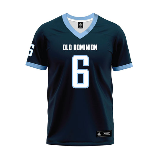 Old Dominion - NCAA Football : Zion Frink - Navy Premium Football Jersey-0