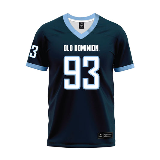 Old Dominion - NCAA Football : Nathanial Eichner - Navy Premium Football Jersey