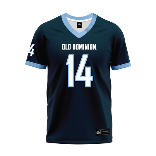 Old Dominion - NCAA Football : Marco Tyson - Navy Premium Football Jersey-0
