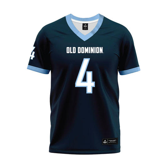 Old Dominion - NCAA Football : Bryce Duke - Navy Premium Football Jersey