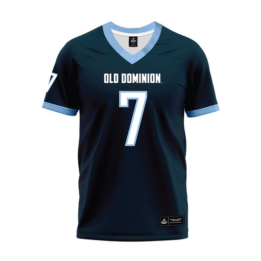 Old Dominion - NCAA Football : Na'eem Abdul-Rahim Gladding - Navy Premium Football Jersey-0