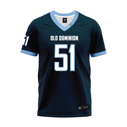 Old Dominion - NCAA Football : Michael Flores - Navy Premium Football Jersey