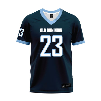 Old Dominion - NCAA Football : Je'Careon Lathan - Navy Premium Football Jersey