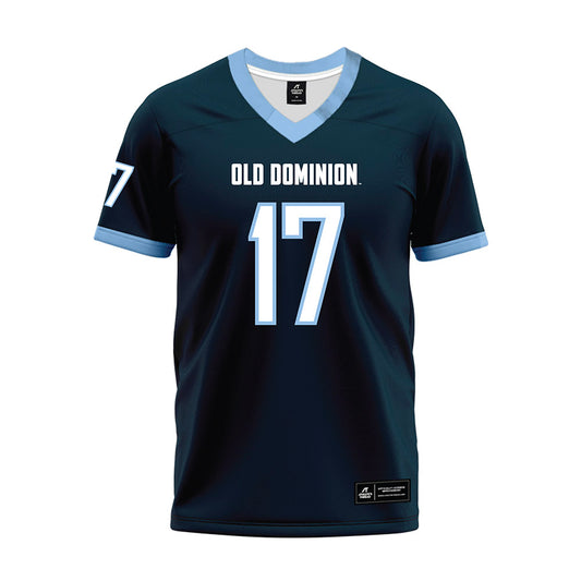 Old Dominion - NCAA Football : Damon Duke - Navy Premium Football Jersey-0