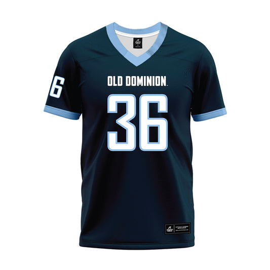 Old Dominion - NCAA Football : Quedrion Miles - Navy Premium Football Jersey