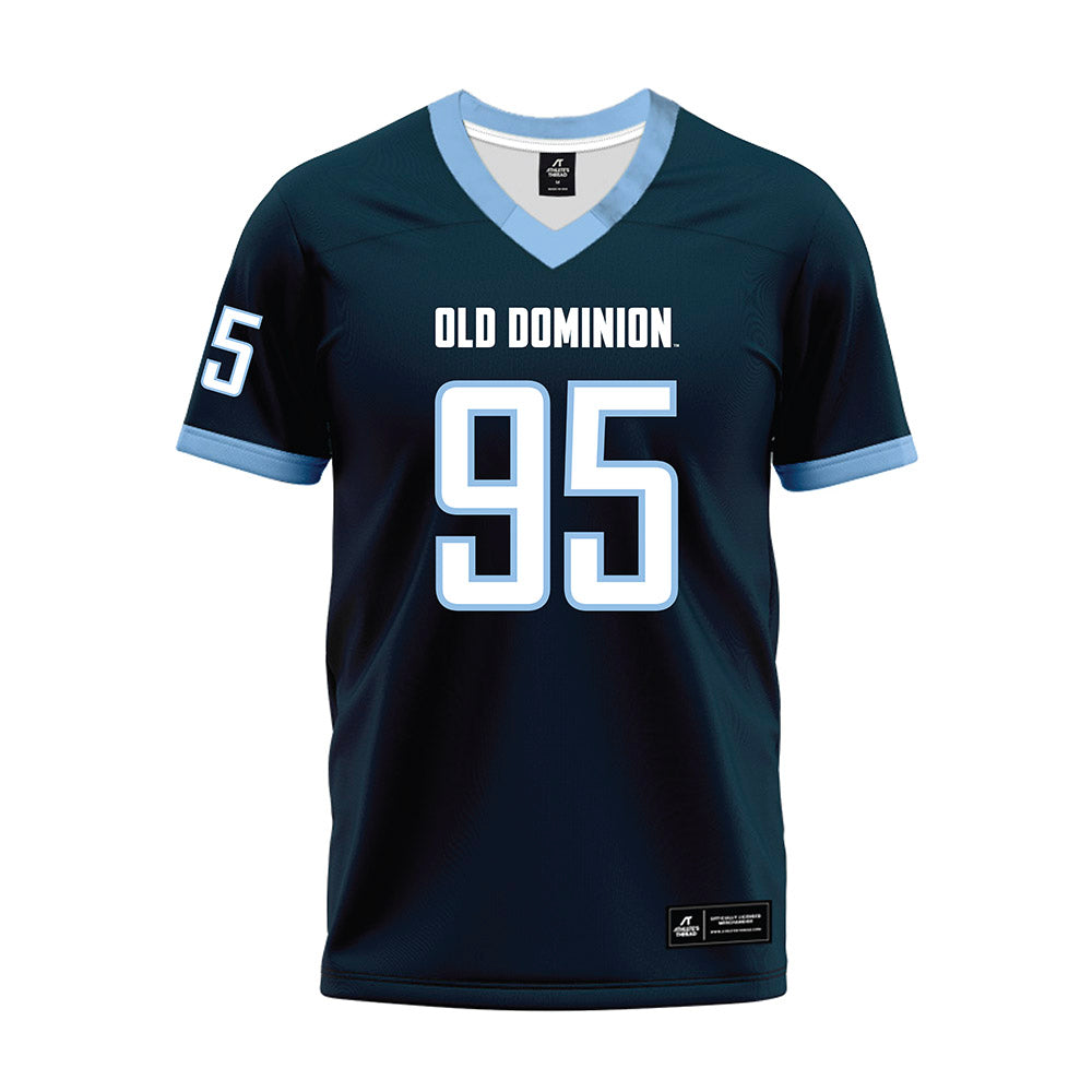 Old Dominion - NCAA Football : Ahmaad Foster - Navy Premium Football Jersey