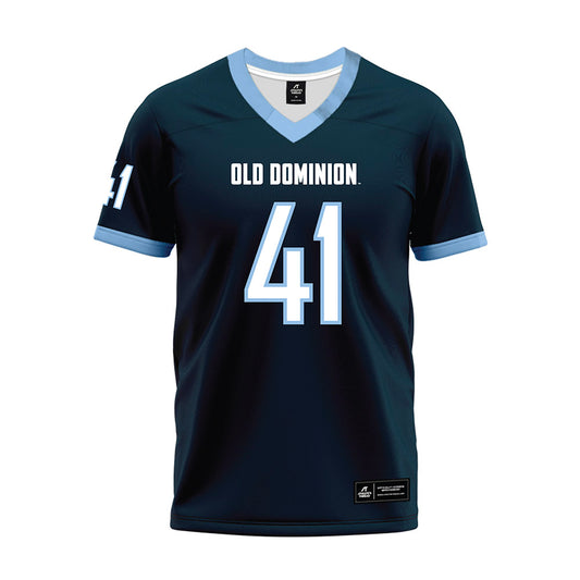 Old Dominion - NCAA Football : Gage Sawyers - Navy Premium Football Jersey