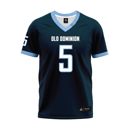 Old Dominion - NCAA Football : Jahron Manning - Navy Premium Football Jersey