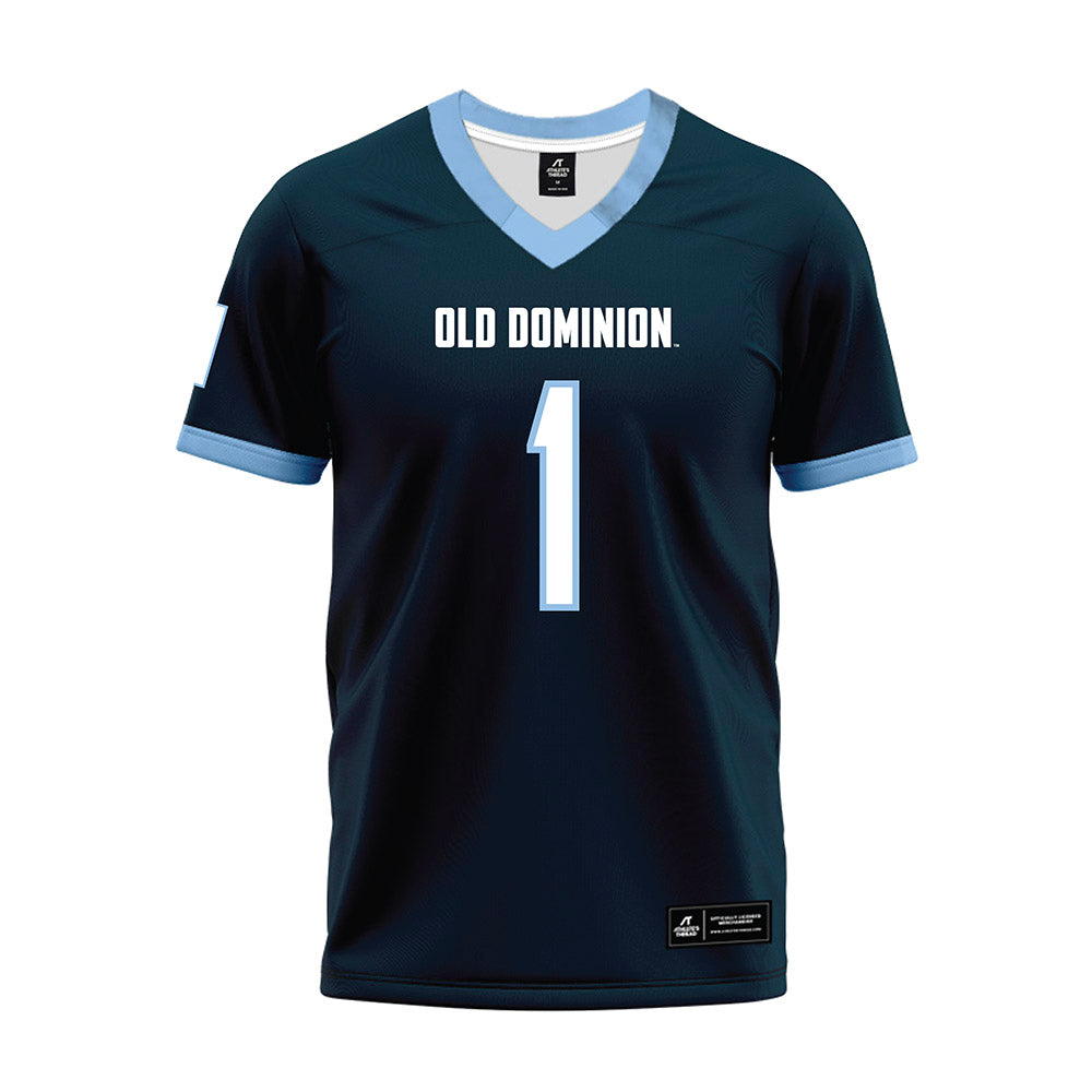 Old Dominion - NCAA Football : Colton Joseph - Navy Premium Football Jersey-0