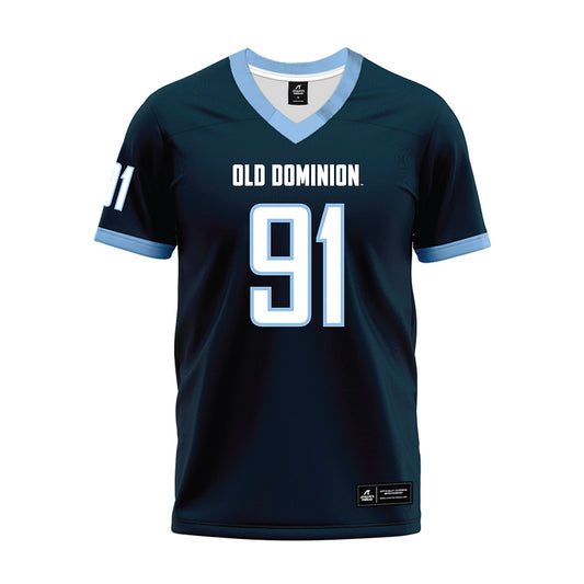 Old Dominion - NCAA Football : Gavin Harrison - Navy Premium Football Jersey-0