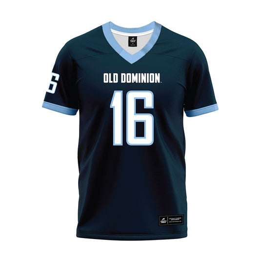 Old Dominion - NCAA Football : Khian'Dre Harris - Navy Premium Football Jersey