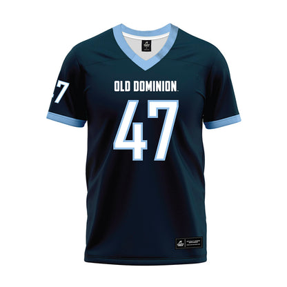 Old Dominion - NCAA Football : Ethan Chang - Navy Premium Football Jersey