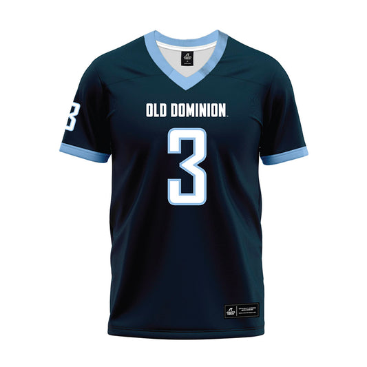 Old Dominion - NCAA Football : Devin Roche - Navy Premium Football Jersey