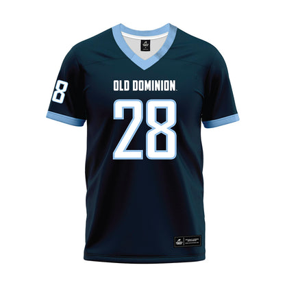 Old Dominion - NCAA Football : Troy Marquez - Navy Premium Football Jersey-0