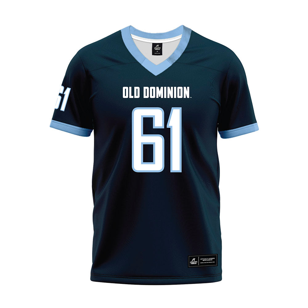 Old Dominion - NCAA Football : Jack Scala - Navy Premium Football Jersey-0