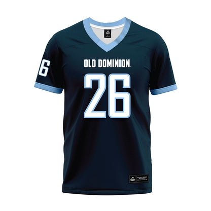Old Dominion - NCAA Football : Justin Watts - Navy Premium Football Jersey-0