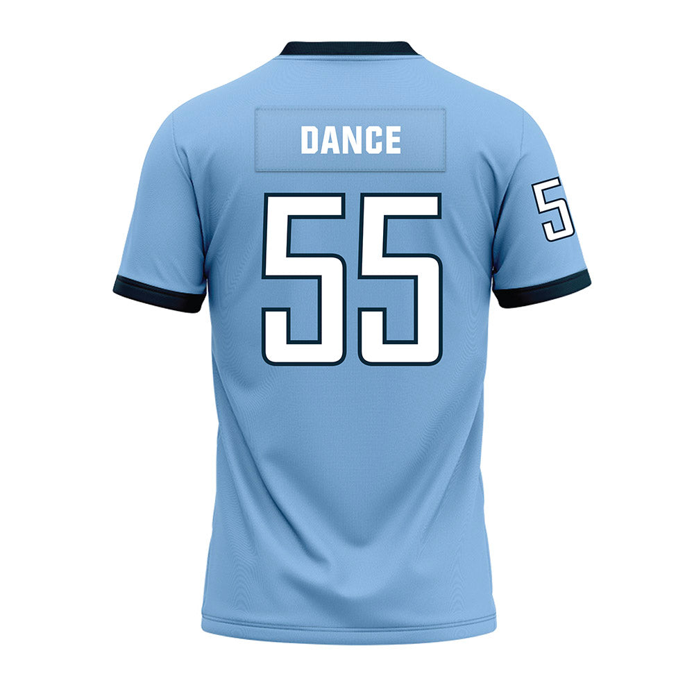 Old Dominion - NCAA Football : Zach Dance - Light Blue Premium Football Jersey