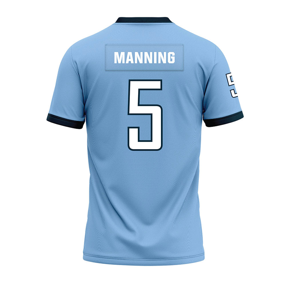 Old Dominion - NCAA Football : Jahron Manning - Light Blue Premium Football Jersey