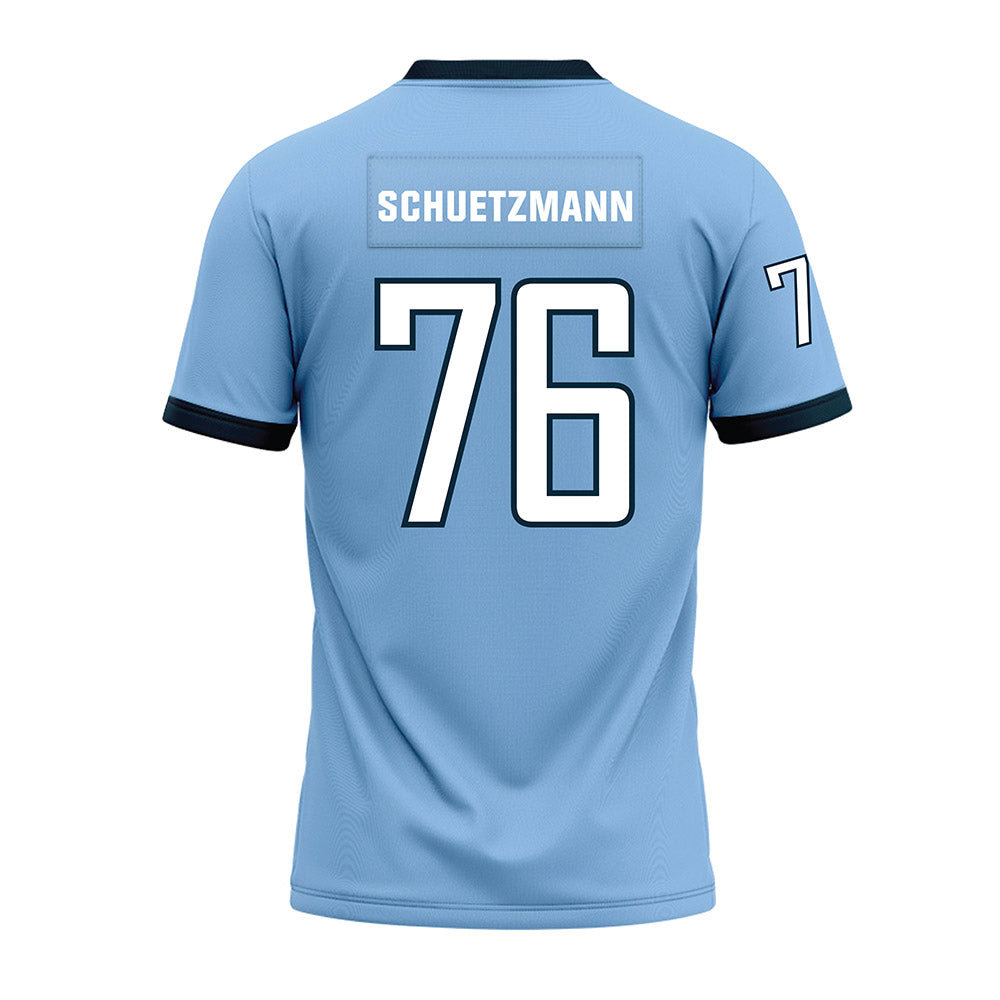 Old Dominion - NCAA Football : Joshua Schuetzmann - Light Blue Premium Football Jersey