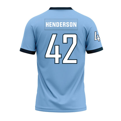 Old Dominion - NCAA Football : Jason Henderson - Light Blue Premium Football Jersey